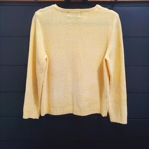 Alfred Dunner Petite Medium Yellow Sweater